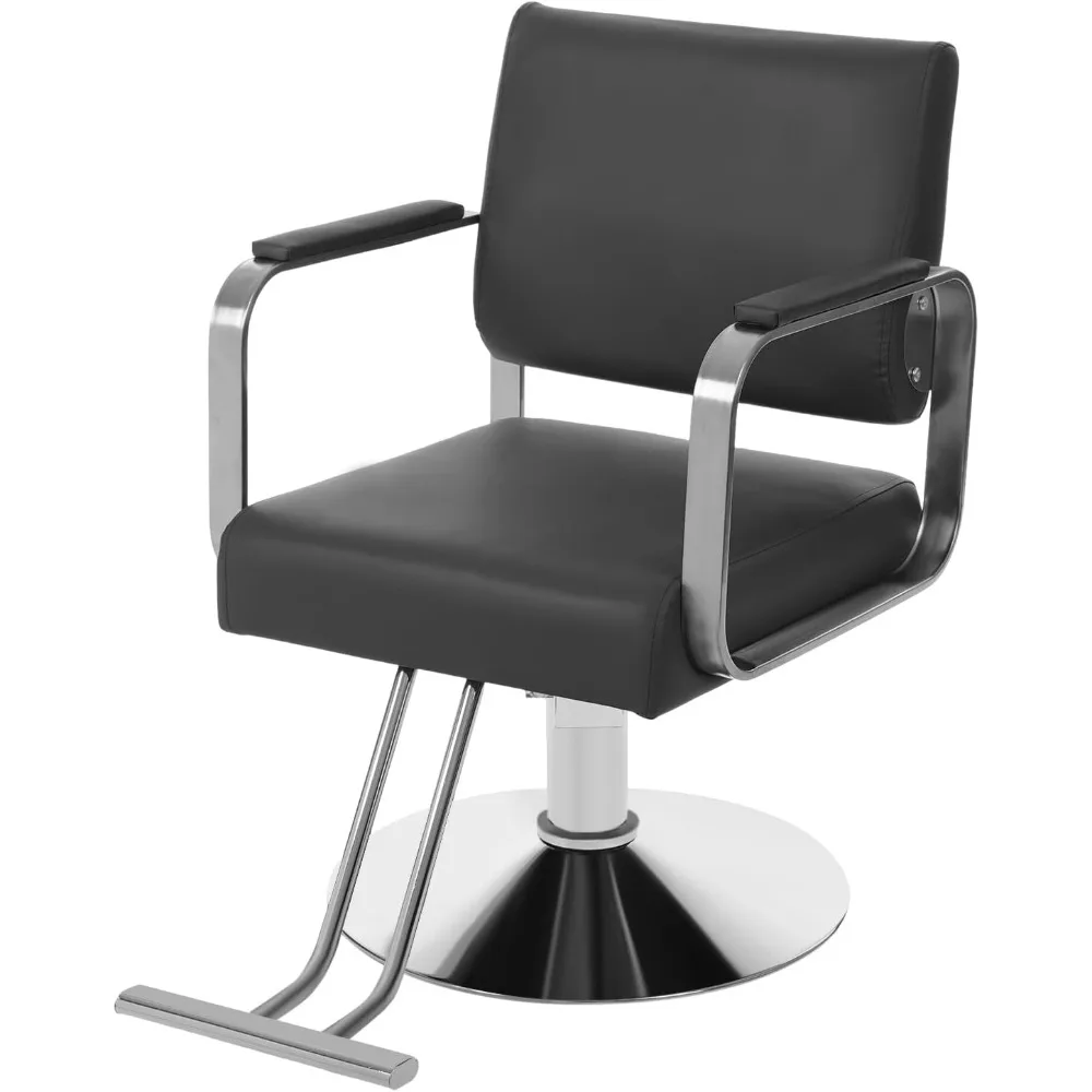 

Barber Salon Chair, 440lbs Adjustable Beauty Spa Hair Styling Salon Chair 360° Rotatable Multi-Function Barber Chair with Footre