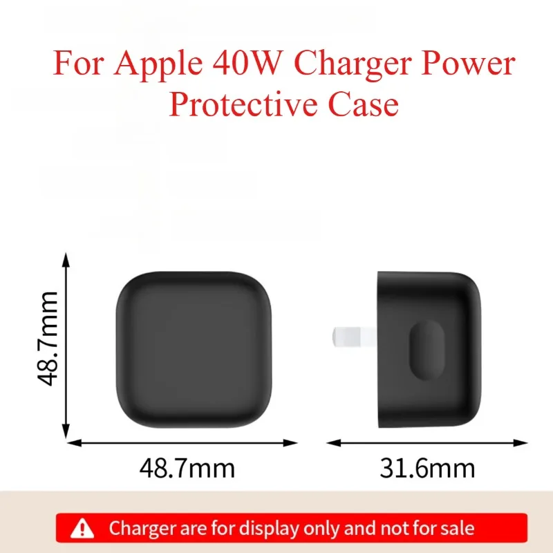 

Applicable for Apple Charger Power Protection Case 40W Dynamic Adapter，Full Wrap Drop-Proof and Scratch-Resistant Silicone Cover