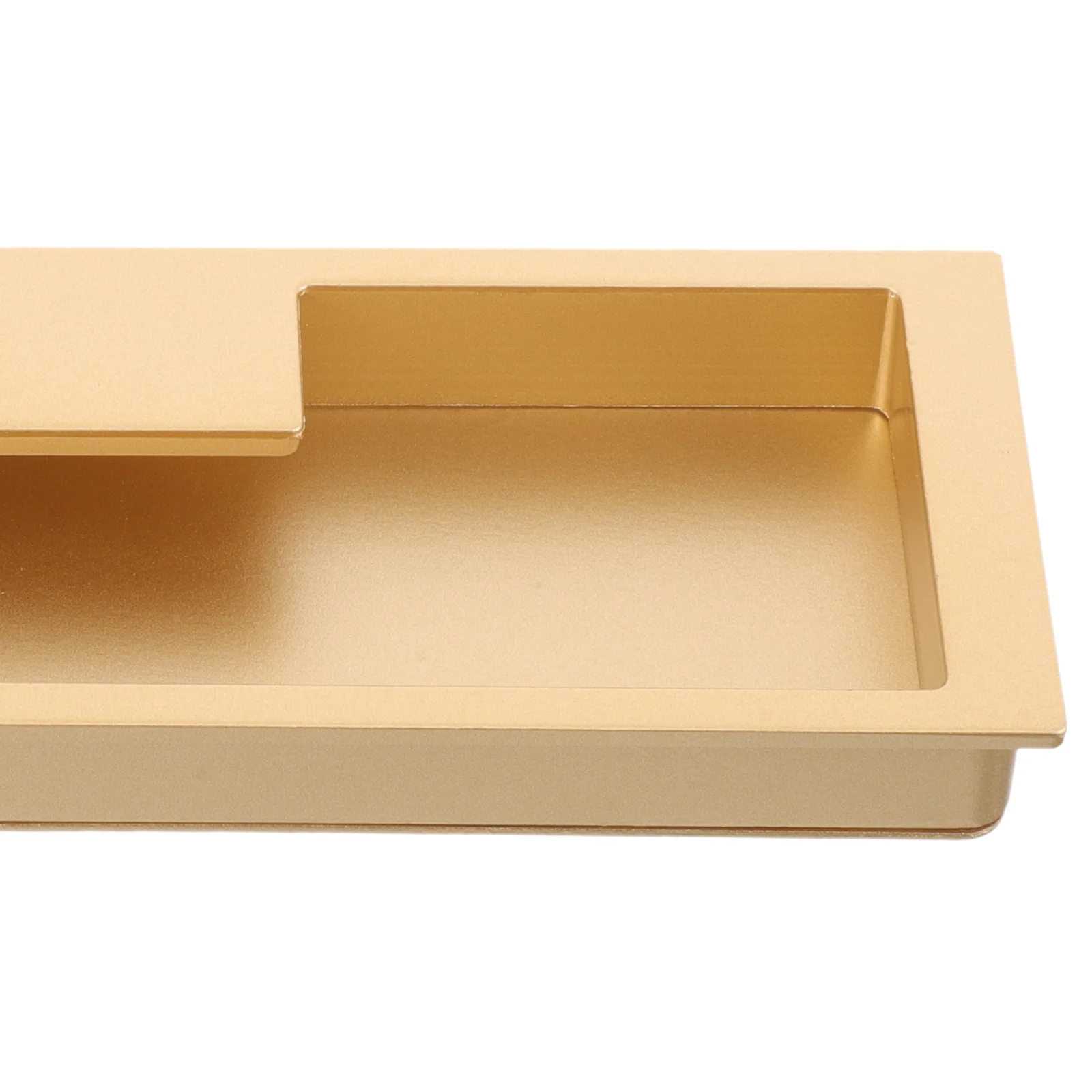 

2Pcs Hidden Cabinet Handles Zinc Alloy Sliding Door Pull Durable Recessed Cabinet Door Handle for Wardrobe Furniture