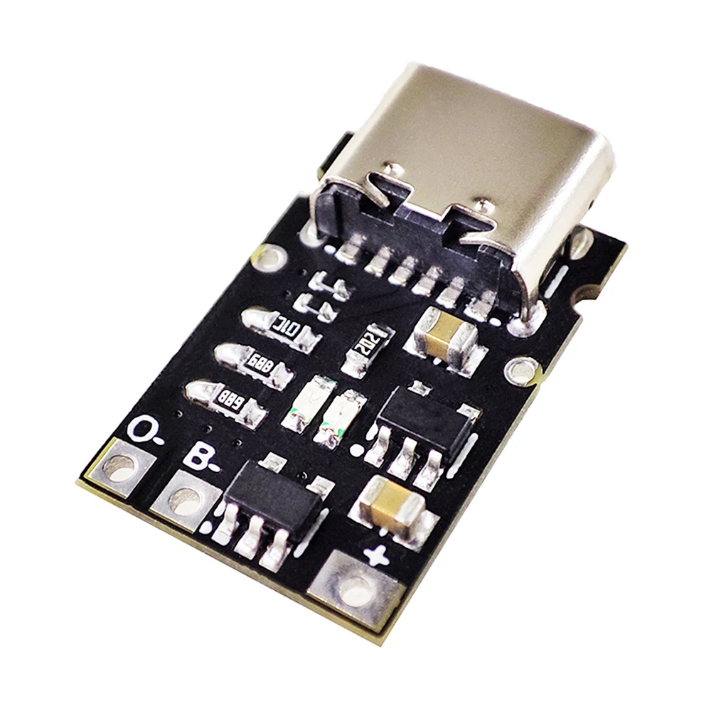 Type-C USB 3A Lithium Battery Charging Protection Board Module Polymer Battery Charging Discharging Integrated Board DC4.5-5.5V