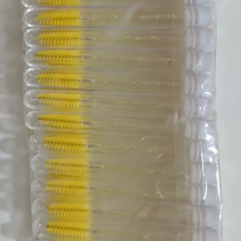 10pcs EyeLash BrushesTube for Eyelash Extension Mascara Wands Eyebrow Brush Applicator Disposable ReusableEyelashes Brush