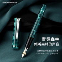LT Hongdian N2 Green Mist Forest pluma estilográfica oficina de negocios estudiante exquisita firma pluma
