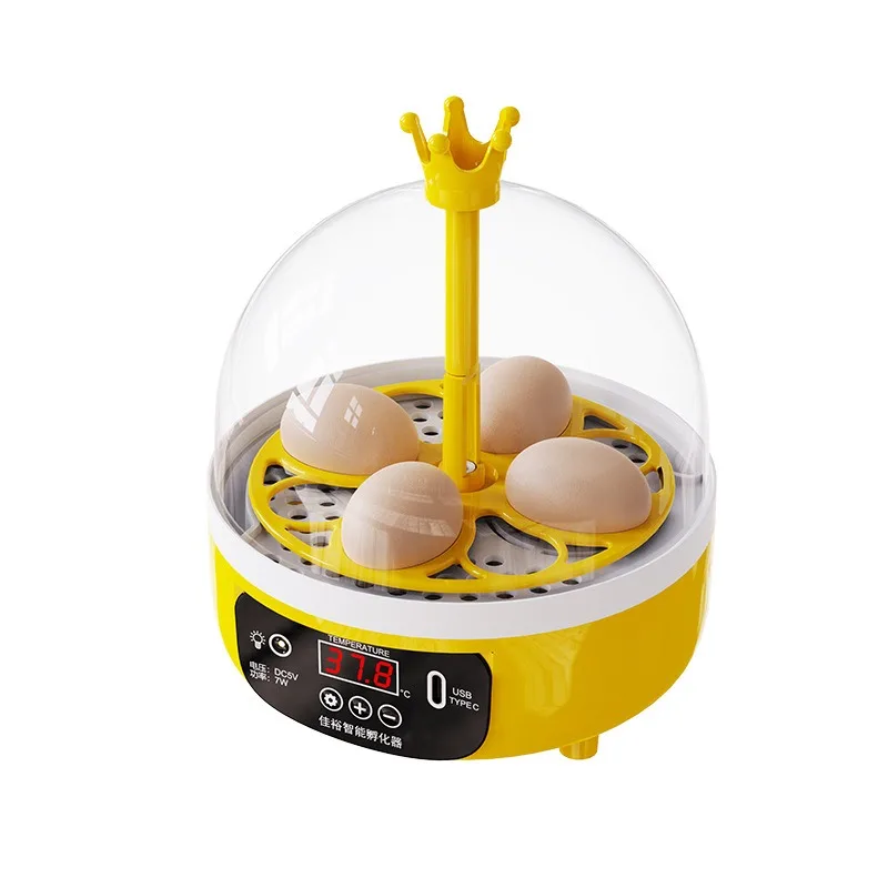 Full automatic/manual Digital Egg Candler Portable ABS Temperature Humidity Control Noiseless Egg Incubator for Home