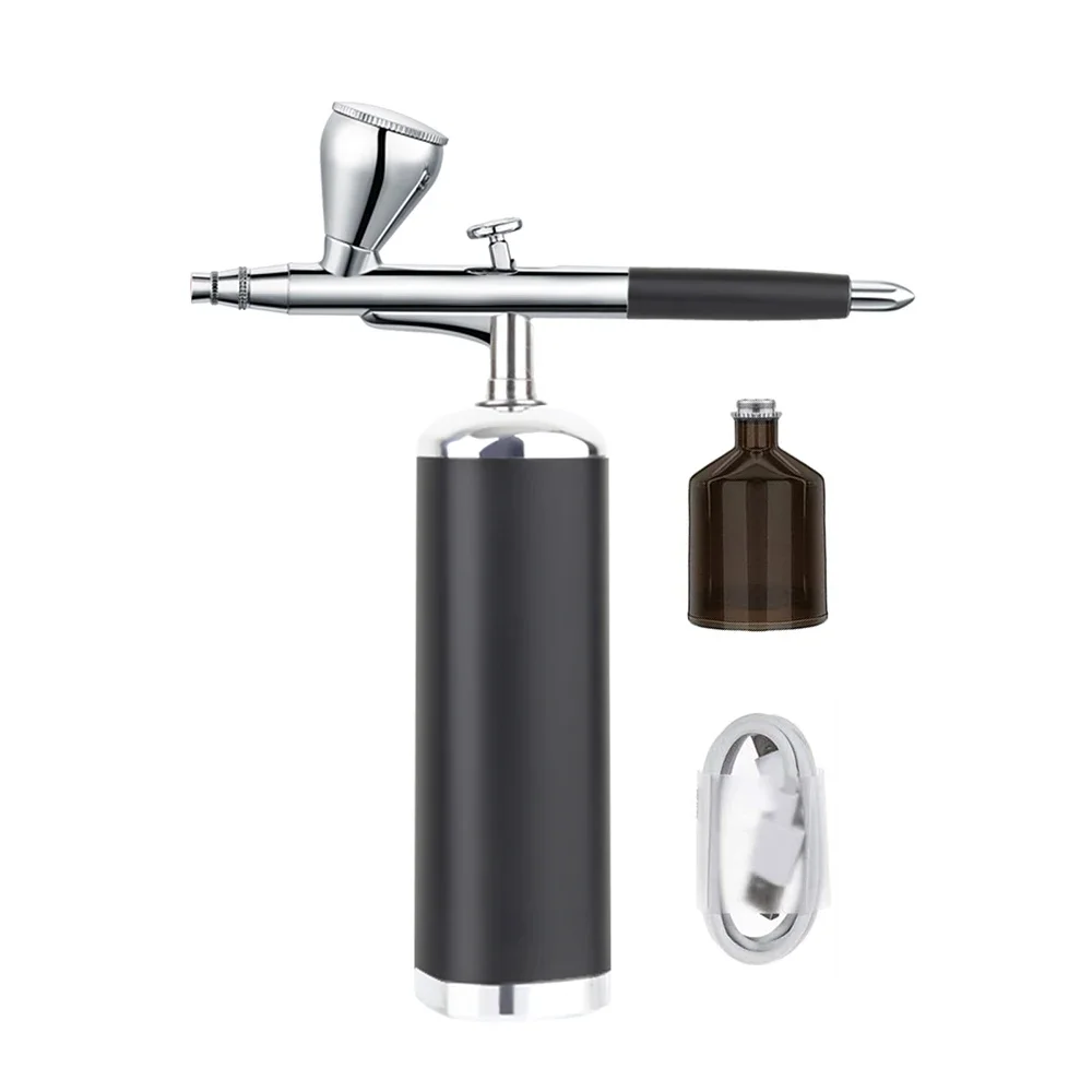 Portable Mini Airbrush Kit with Compressor for Nail Art Sunless Tanning Temporary Tattoo Spray Paint Beauty Salon Mineral