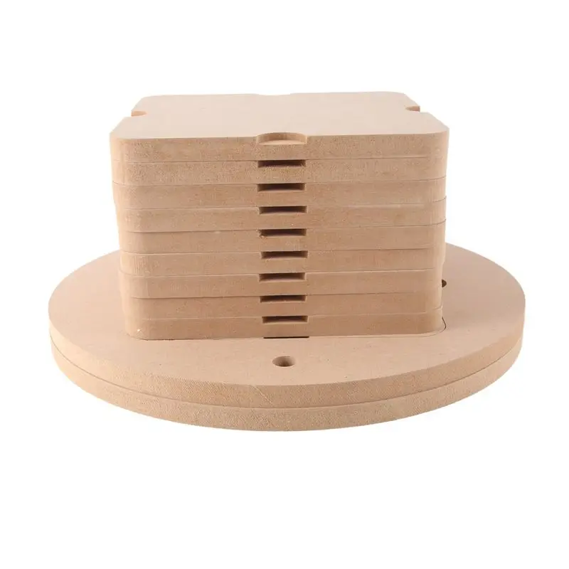 ABBN Pottery Wheel Bat System, 12 Inch Round Outer Bat Tool Set with 6-Pack 7 Inch Square Inner Bats, for MDF for Potters