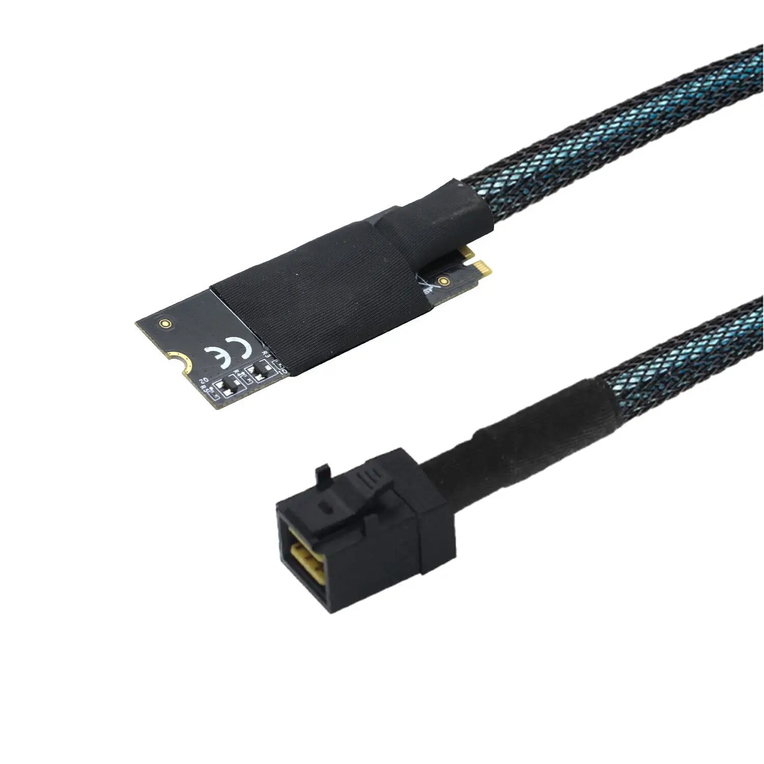 M.2(M-Key) SFF-8643 اتصل بكابل تحويل الخادم عالي الدقة SAS SFF-8643