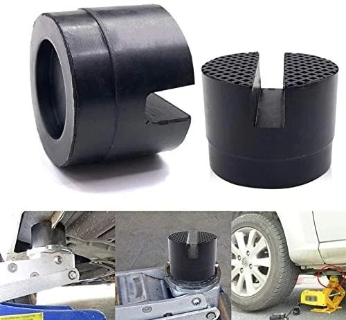 Floor Slotted Car Jack Rubber Pad Frame Protector Adapter Jacking Tool Pinch Weld Side Lifting Disk For Audi Mercedes Ford Lada