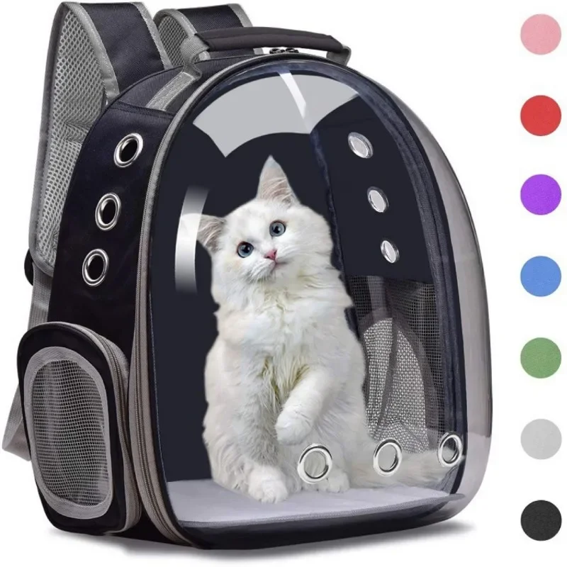 

Cat Carrier Bags Breathable Outdoor Pet Carriers Small Dog Cat Backpack Travel Space Capsule Cage Pet Transport Bag For Cat