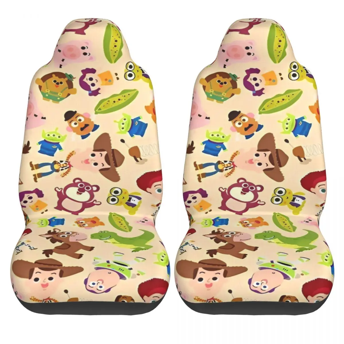 

Чехлы на автомобильные сиденья Toy Story Meme Премиум Зимние автомобильные чехлы на сиденья Полиэстер Удобный чехол из 2 предметов