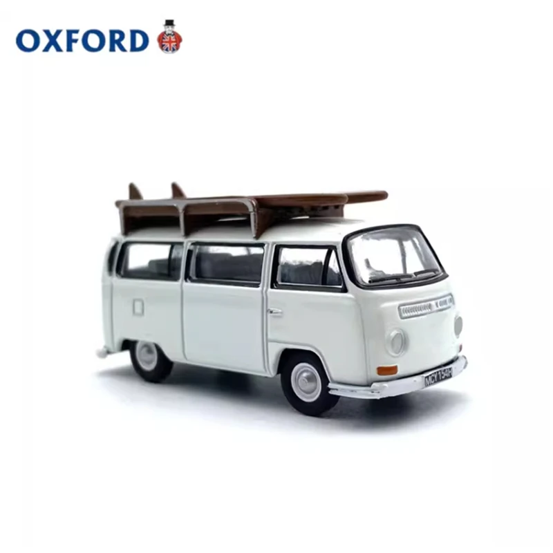 

OXFORD Diecast 1:76 Scale T2 White Bus Alloy Car Model Finished Product Simulation Toys Collection Gift Static Model Display