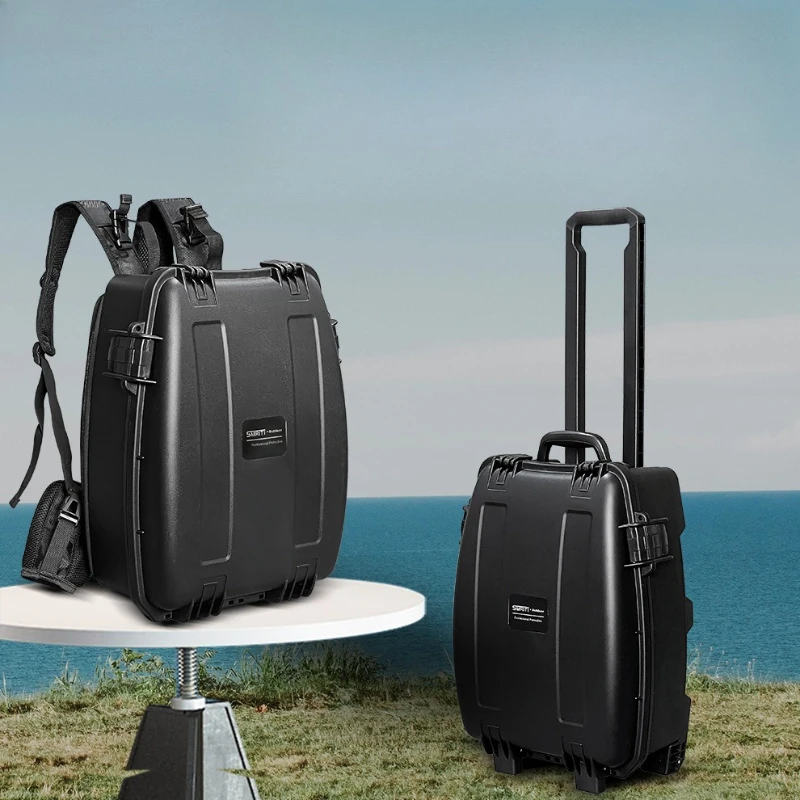 Portable Equipment Storage Box Outdoor Instrument Protection Trolley Case Multifunctional Tool Backpack Large Capacity Tool Case