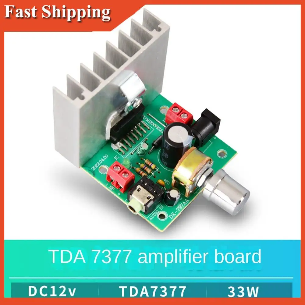 Carte amplificateur de puissance efficace TDA7377 à deux canaux 35W + 35W, amplificateur de puissance Audio numérique pour voiture