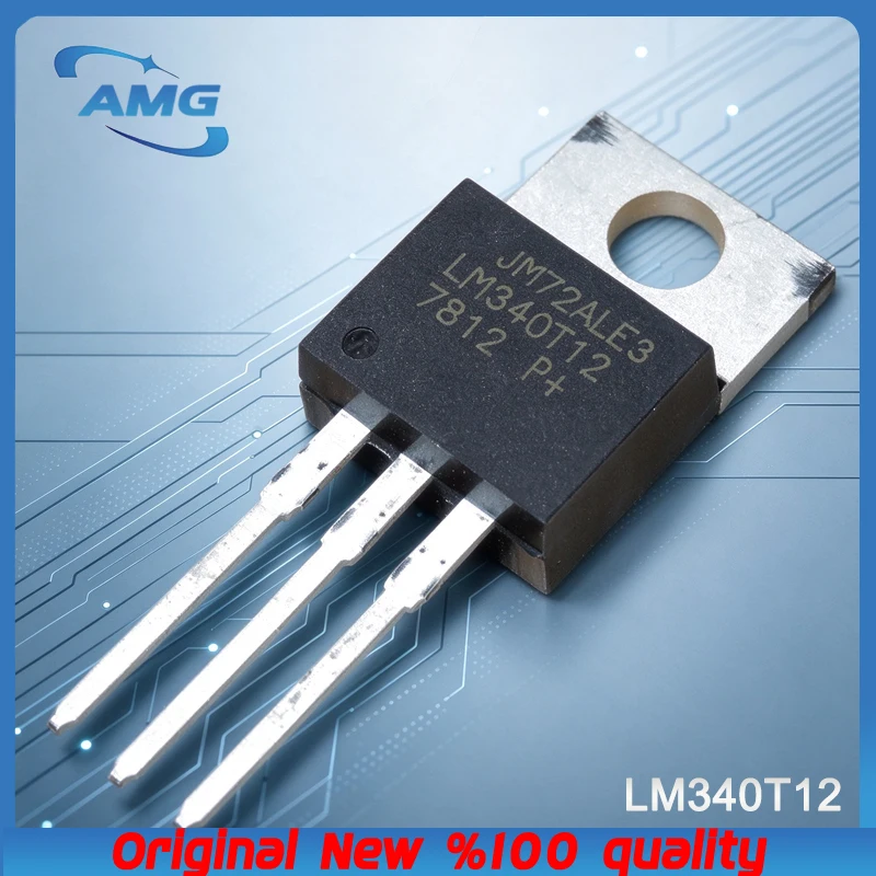 10PCS LM340T12 LM340T-12 packaged TO-220 three-terminal voltage regulator