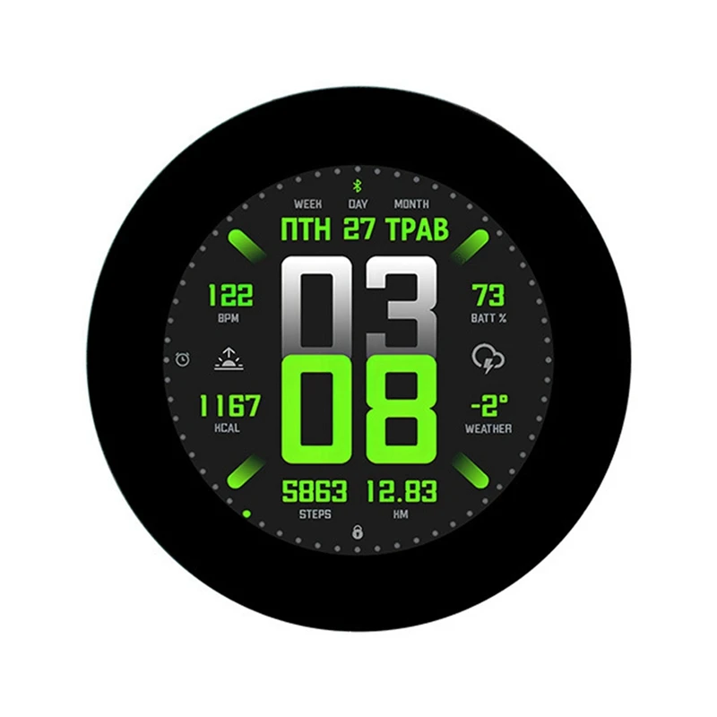 Carte de développement d'écran tactile ronde de 2.1 pouces puce ESP32-S3 Wifi/BLE5 à bord QMI8658 capteur à six axes