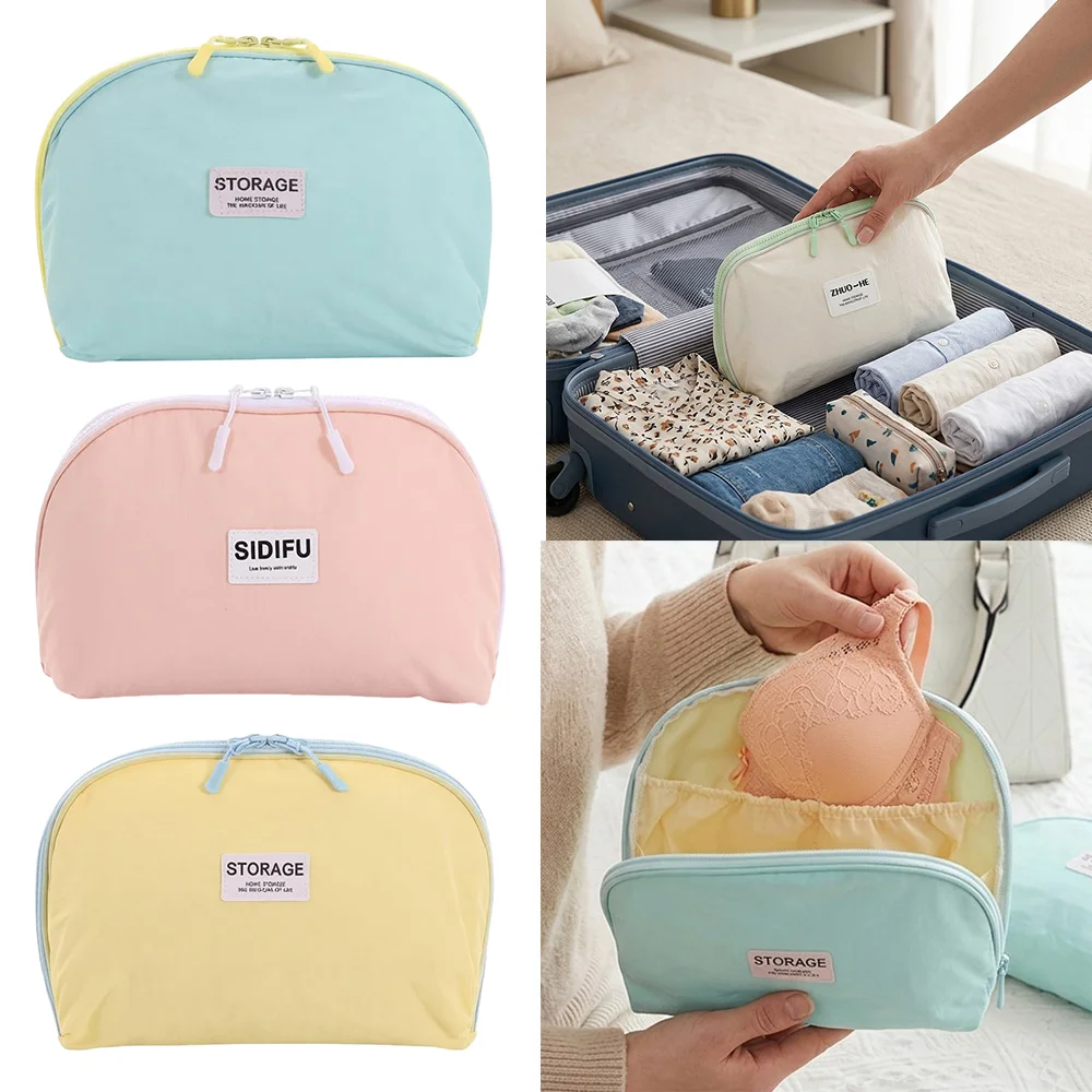 Multi-purpose Underwear Storage Bag Three-in-One Set Portable Travel Organizer Compression Function Lightweight
