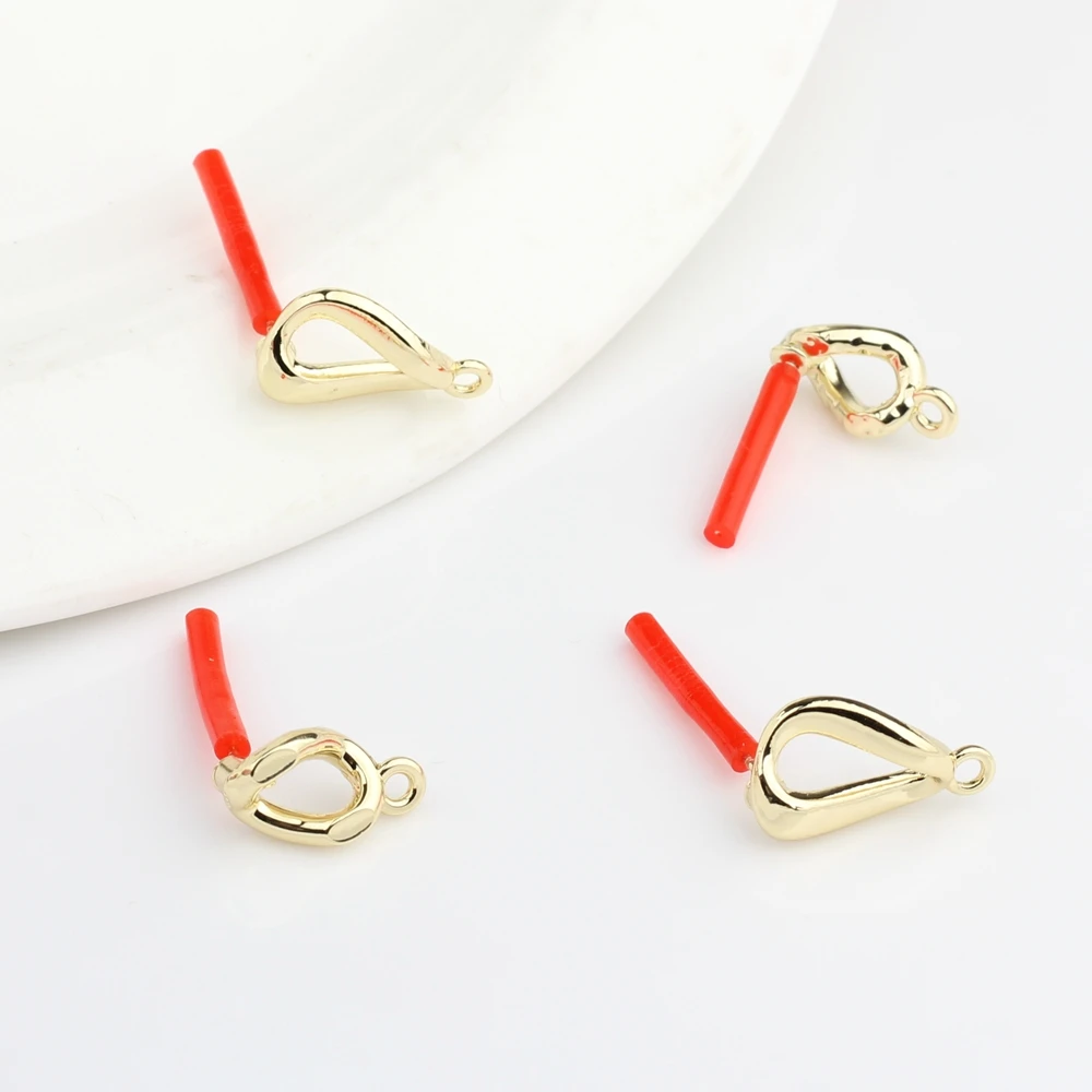 Zinc Alloy Hollow Geometric Chain Earring Base Connectors Linker 10PCS For DIY Drop Earrings Jewelry Making Accessories