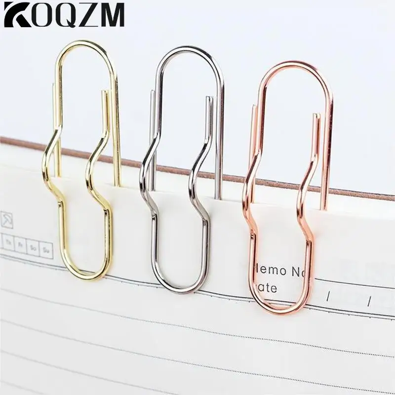 1PC Multi-Purpose Paper Clips Paper Fix Clips Pen Holder Clips Notebook Pen Holder Book Pin For Notebook Journal Document Clips