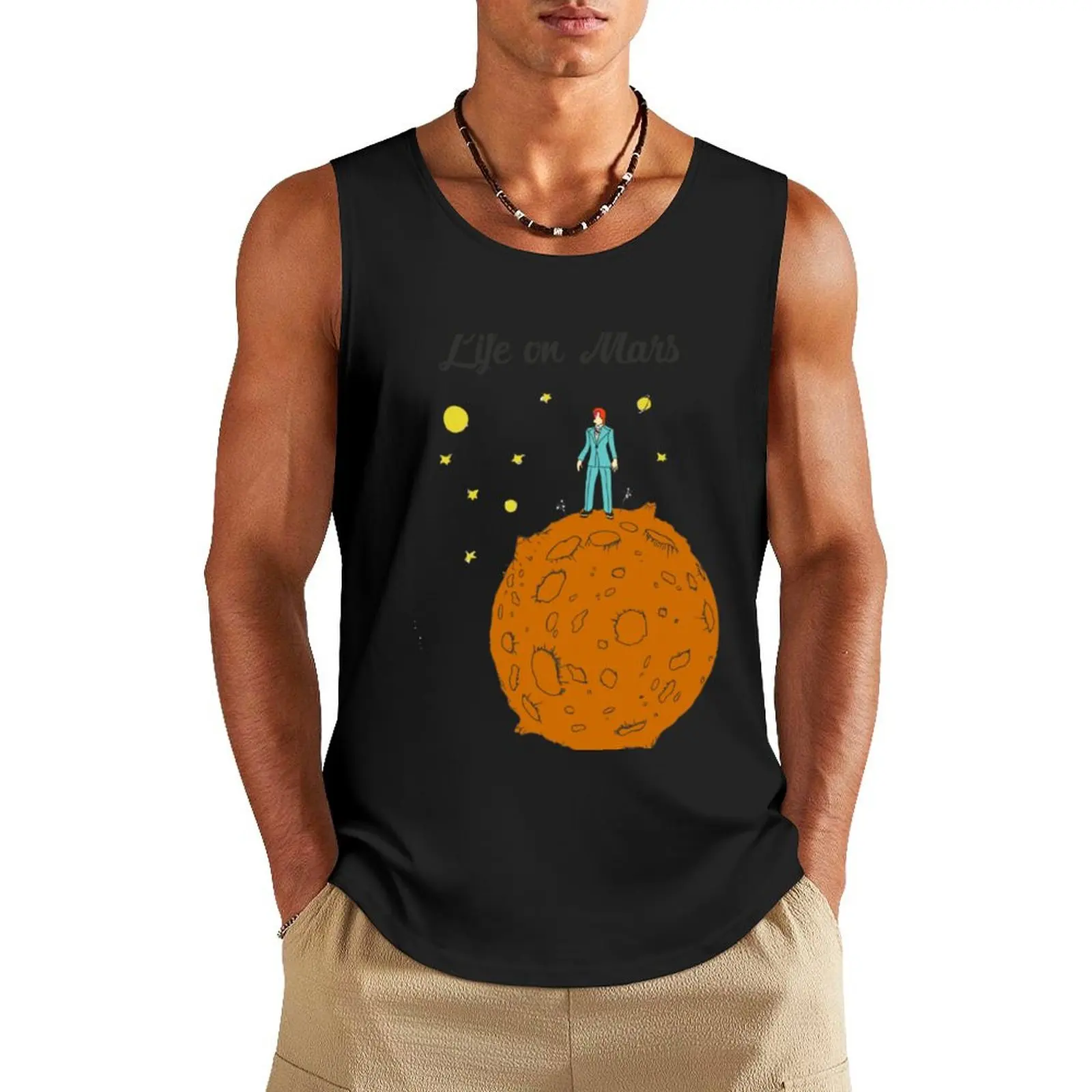 

Life on Mars Tank Top sleeveless t-shirts for men men gym