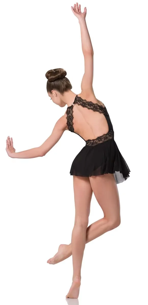 السيدات والفتيات فستان غنائي ملابس رقص فستان معاصر أداء المنافسة فستان رقص زي