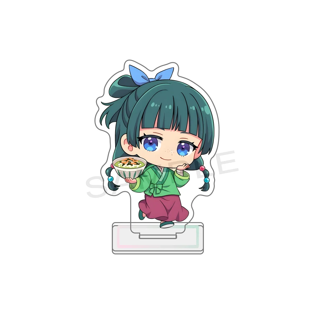 Anime The Apothecary Diaries Kabukiza Series Cute Chibi 10CM Acrylic Stand Keychain Maomao Desk Decor Gift for Anime Fans Gift