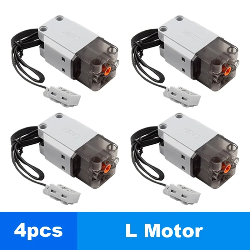 Bloques de construcción de Motor L de alto Torque, piezas de potencia, actualizaciones, funciones de potencia MOC mecánicas para bricolaje, coche teledirigido, modelo de Robot, juguete