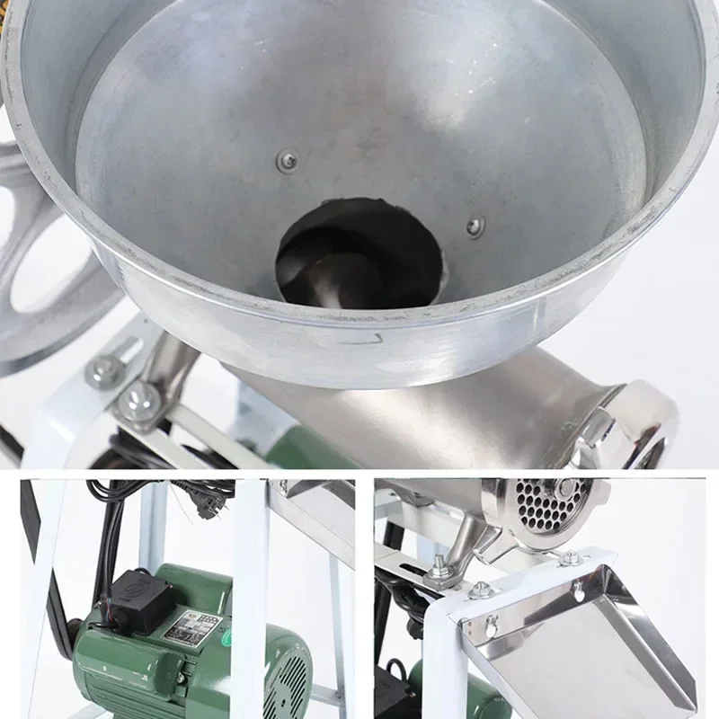 2200w Meat Grinder Commercial High-power Meat  Grinder Pepper Glutinous Rice Cake Grinder Bone Crusher Enema