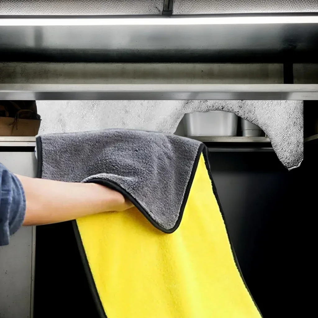 

Premium Car Cleaning Towels - Non-Shedding Absorbent Cloth for Mark-Free Washing
