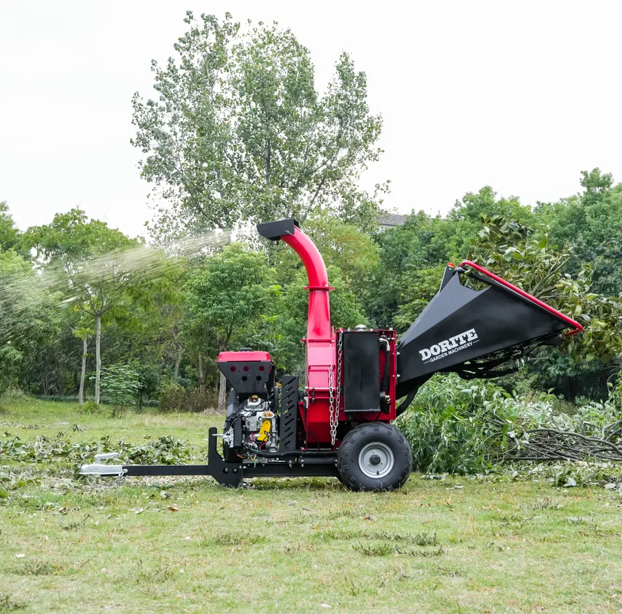 

China Factory Price With OEM 15hp Engine Tree Shredder Log Wood Crushe Mulcher Chipper Branch Wood Chipper Shredder
