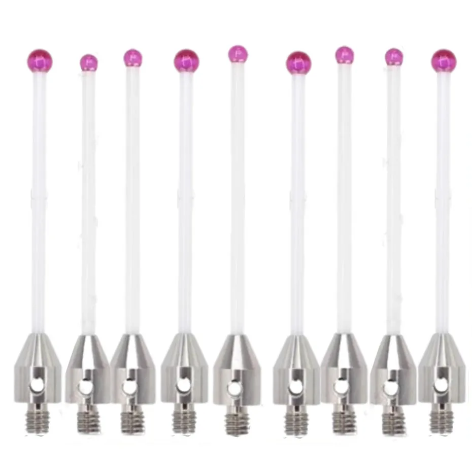 CNC machine tool probe three coordinate M3M4M5 thread solid ceramic measuring needle ruby three-dimensional measuring head