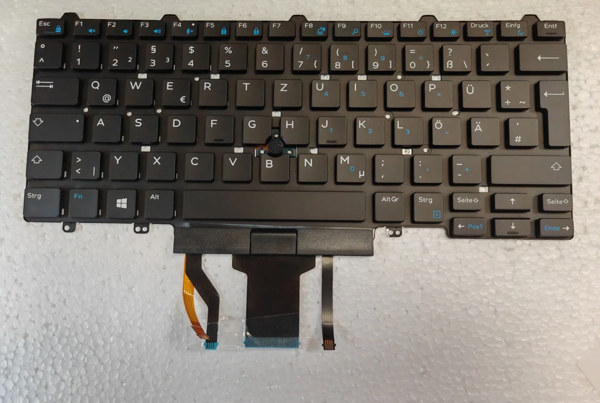 New For Dell Latitude E5450 7470 7490 5480 5488 7480 7490 German backlit Keyboard QWERTZ Layout