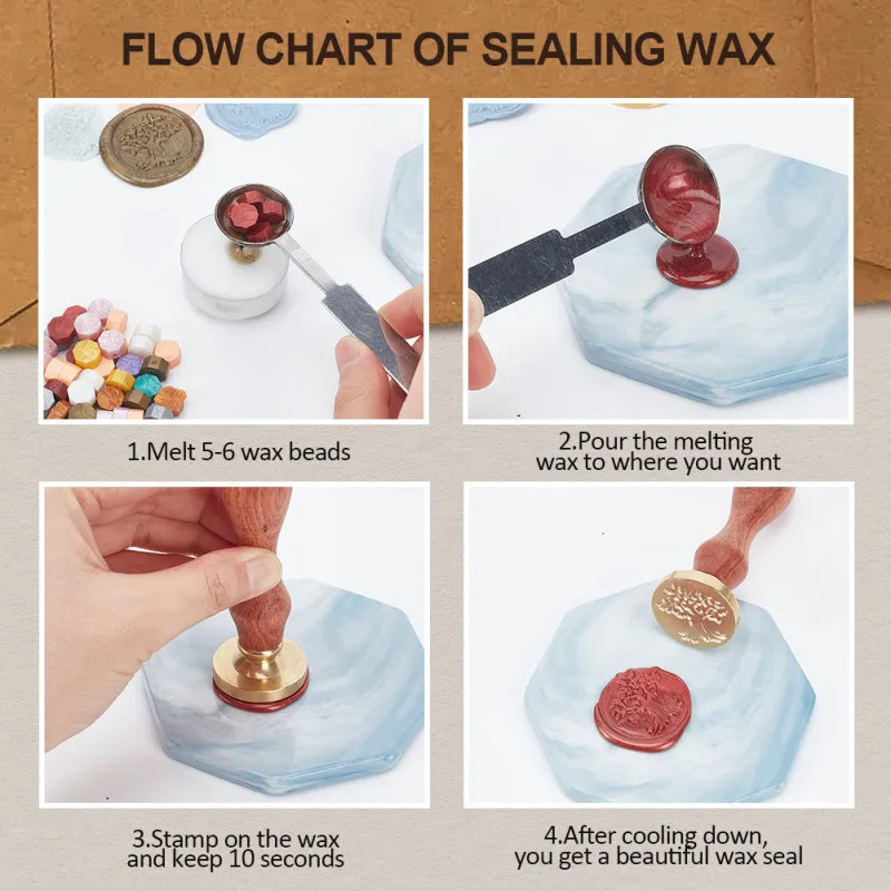 Wolf Cliff Moon Wax Sealing Stamp 1\