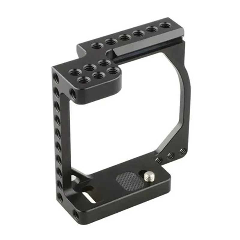 Camera Cage Frame With NATO Rail For Sony A6000 / A6300 / A6400 / A6500 / A6600 Canon Eos Cage Rig