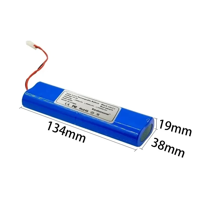 Oryginalny akumulator do Ilife Zaco V3s V5s V8s DF45 DF43 V3 X3 V50 V55 V5Lpro 14.4V 2600Mah zrobotyzowany czฤลci do czyszczenia