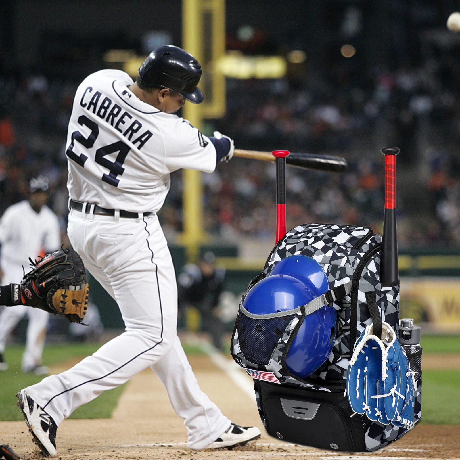 

Bat Bags Baseball Baseball & Softball Equipment Bag Lightweight Waterproof Equipment Bag For Youth And Adults T-Ball Softball