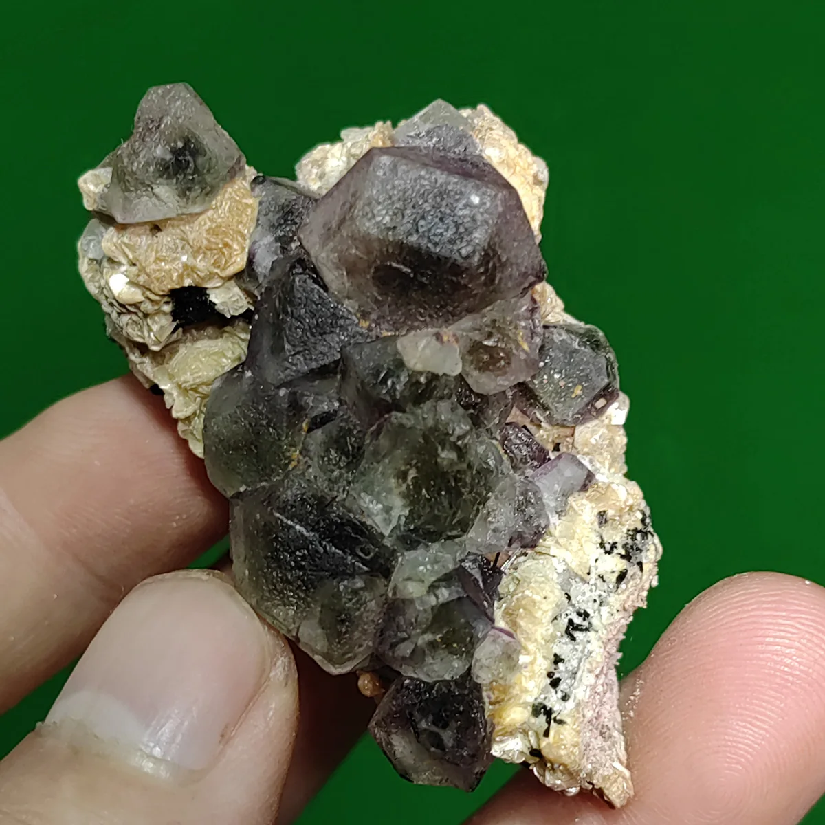 

D4-1A 100% Natural Fluorite Stone Mineral Specimen Healing Handmade Jewelry From Namibia