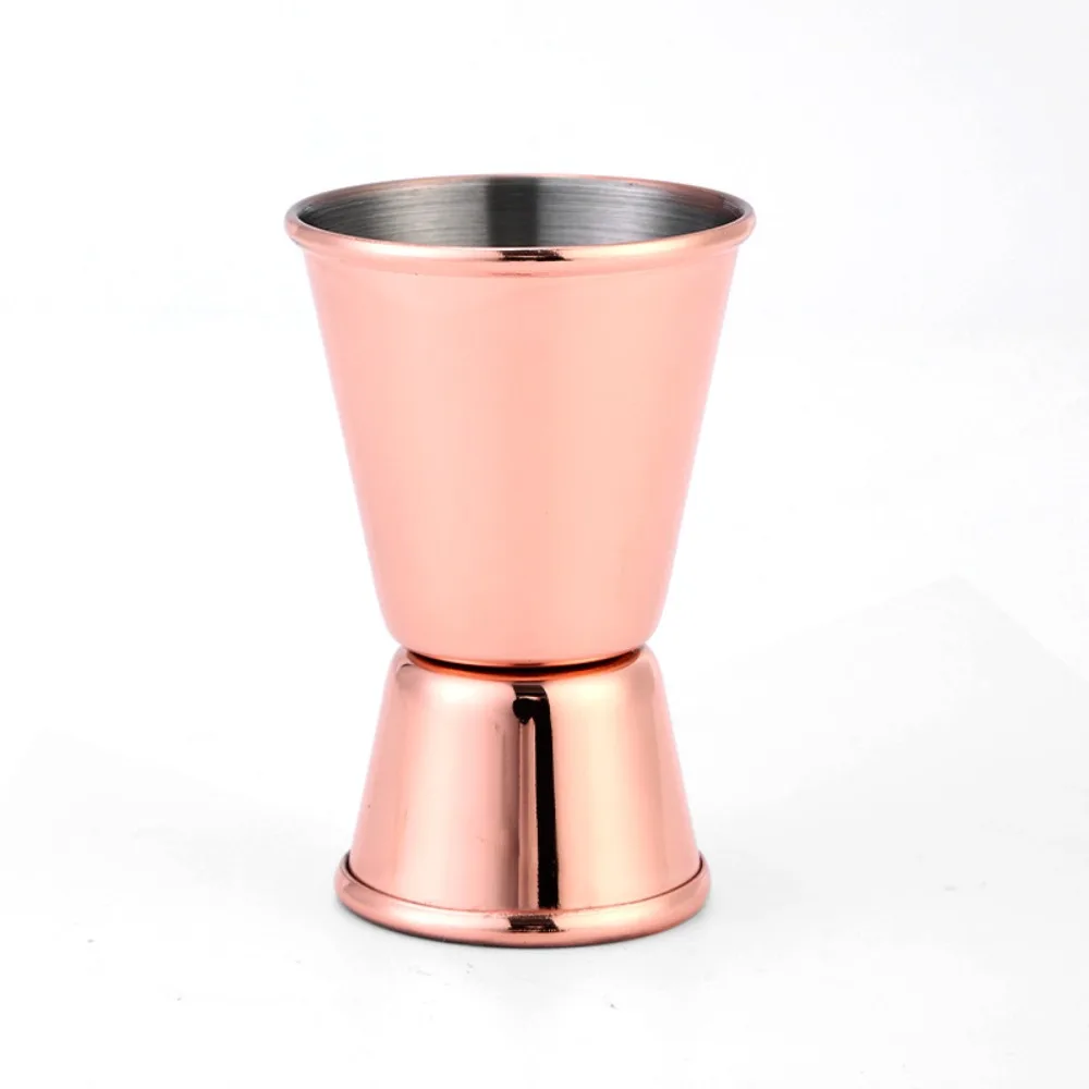 New 304 Stainless Steel Measure Jigger 1/2-1oz Japanese-Style Mug Shaker Dual Shot Barware for Bartending