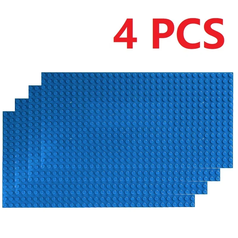 4 Stück Grundplatten 32 x 32 16 x 32 Punkte klassische Grundplatten Blöcke Kunststoff Bausteine Montage kompatibel Marke MOC Friends City