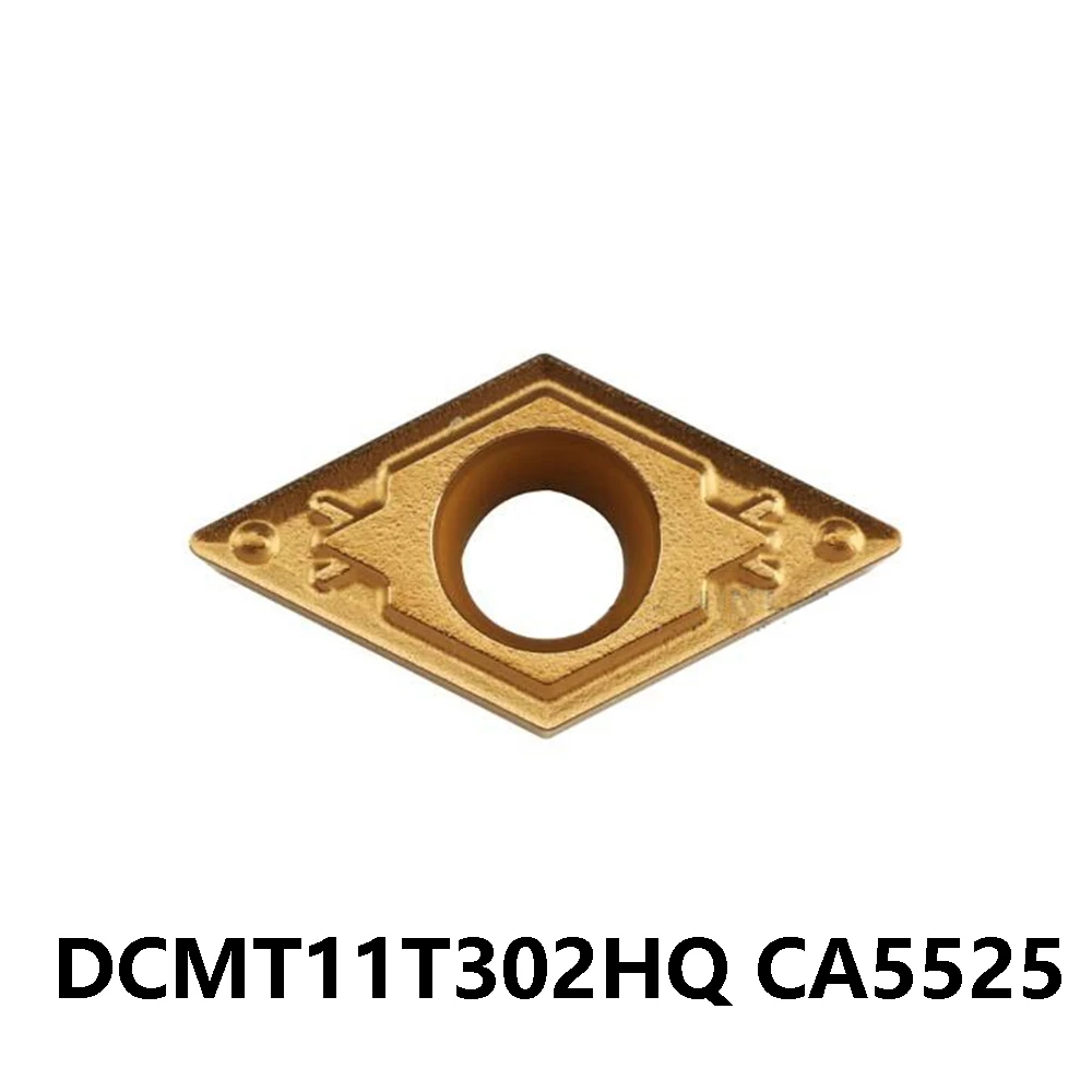 

DCMT11T302HQ CA5525 DCMT 11T302HQ 32505HQ CA5525 Токарные вставки с PVD покрытием карбидные Инструменты держатель расточные Бар Фрезерный резак с ЧПУ