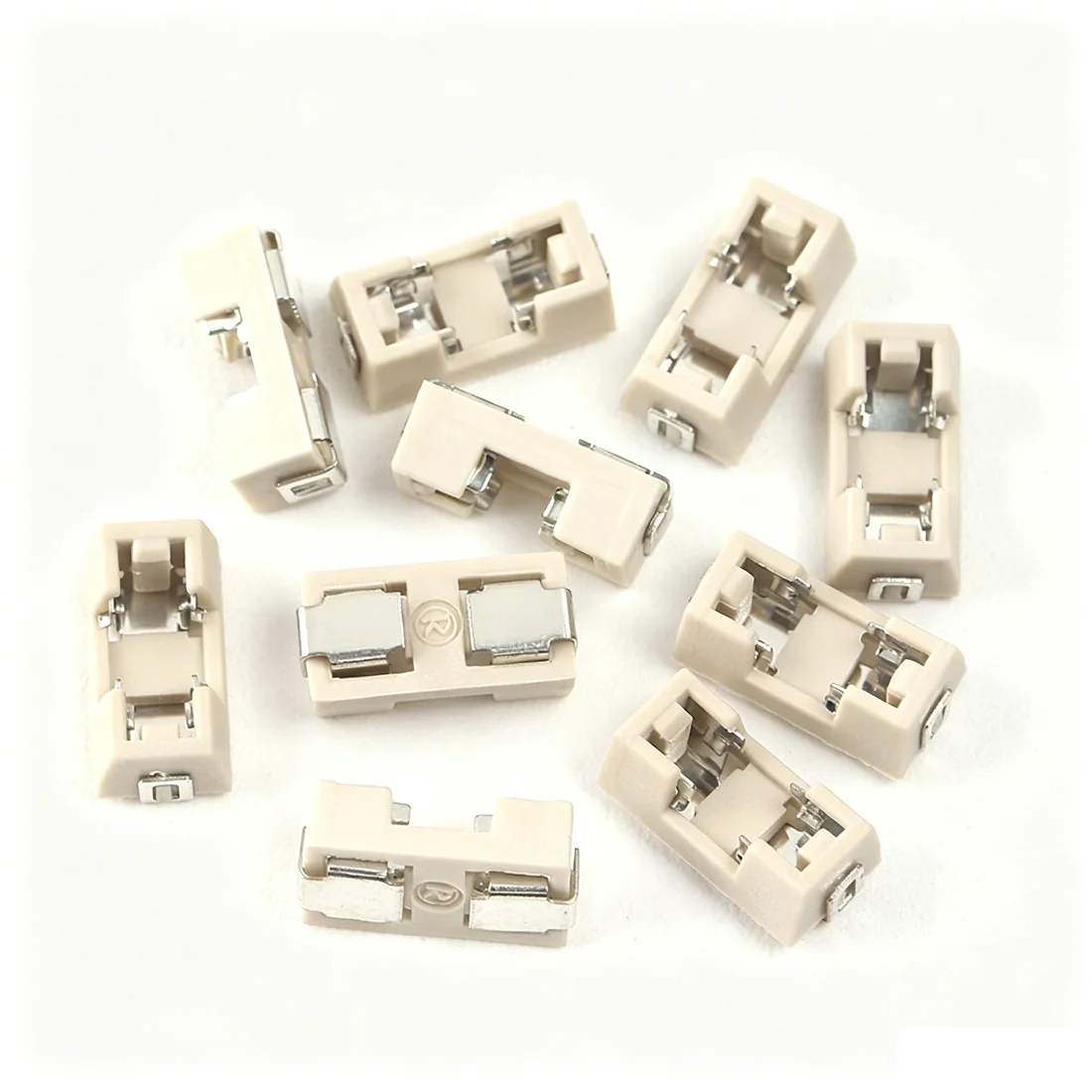 10PCS 1808/2410 SMD Fuse Holder Plastic Mini PCB Mount Fuse Tube Socket