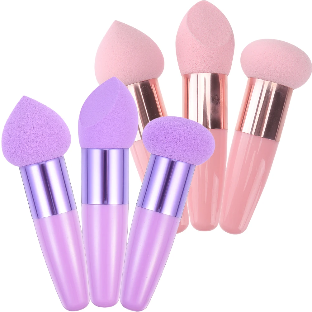 

6 Pcs Beauty Pen Set Makeup Brush Sponges Powder Puff Filling Accessories Blending for Emulsion Foundation