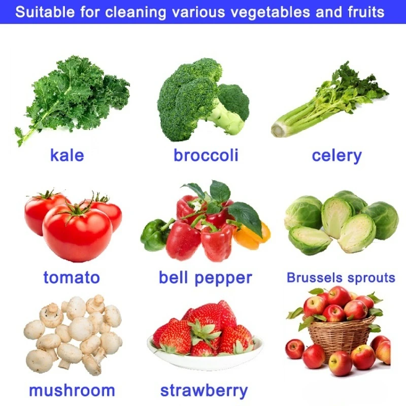 Efficient Automatic Conveyor Air Bubbles Leaf Vegetable Cleaning Equipment Fruit Washing Cleaning Air Drying Sorting Machine