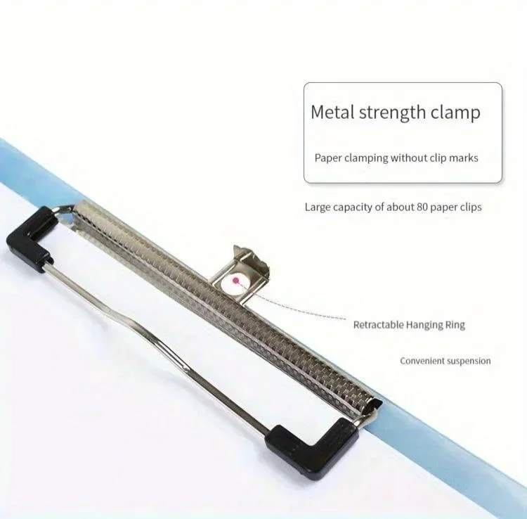 5 قطعة A5 الحافظة مجلد دفتر الكتابة حامل مذكرة كليب مجلس ملف كليب الكتابة المشابك الاطفال لطيف القرطاسية مكتب اللوازم المدرسية #5