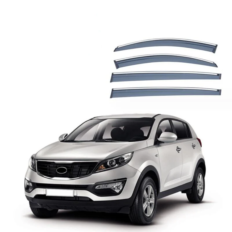 

Window Visor Rain Guard Side Window Deflector Weather Shield For Kia Sportage R 2010 2011 2012 2013 2014 2015