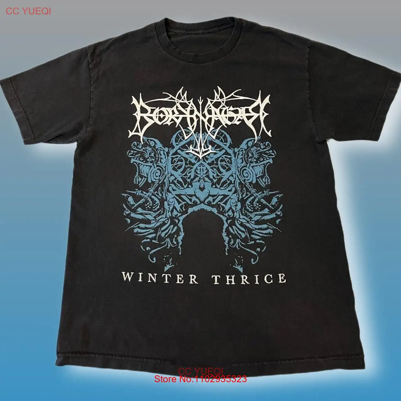 New Popular Borknagar Band Black T-Shirt Cotton Full Size TH121