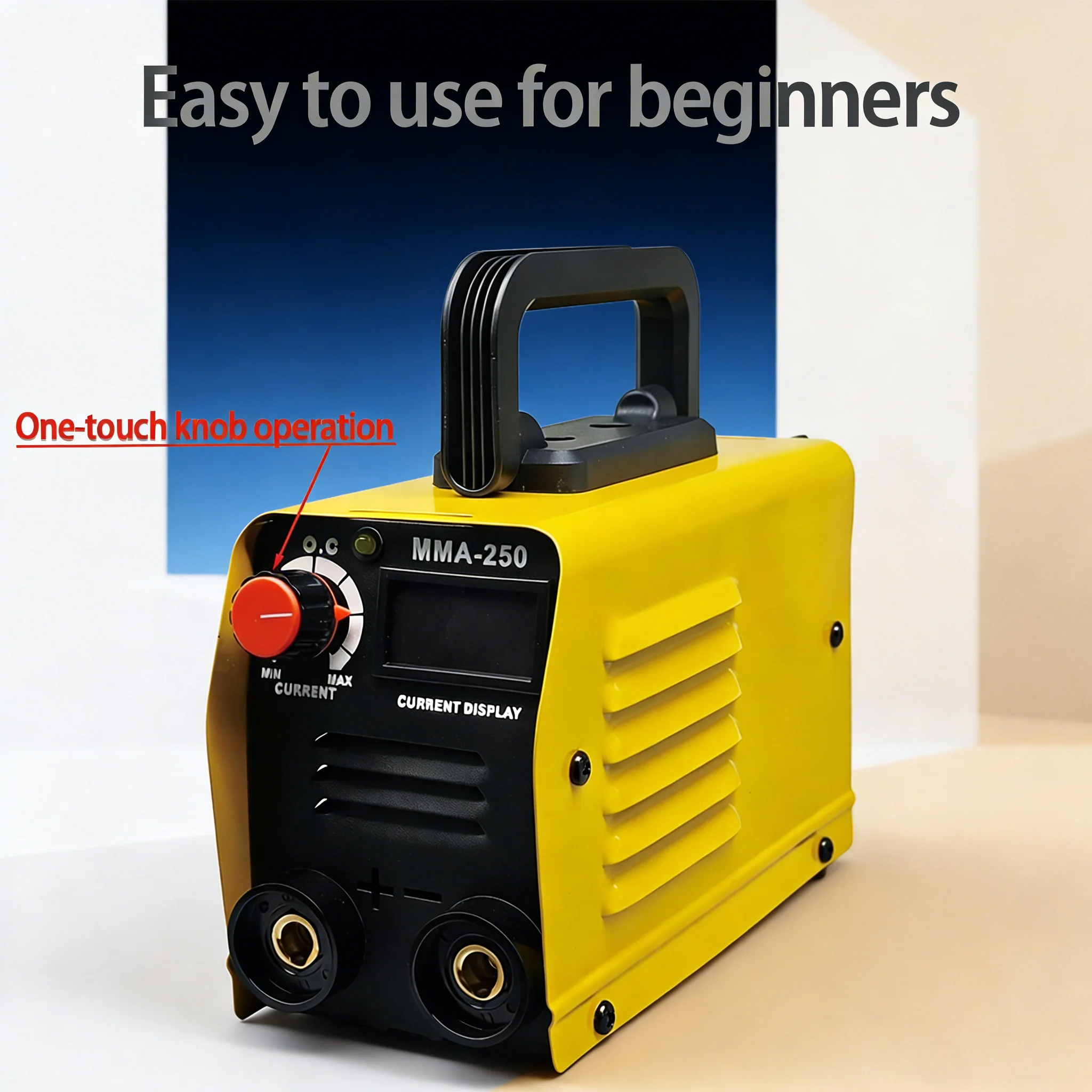 MMA250 Portable Welding Machine 220V EU plug IGBT Inverter DC ARC Stick Welder Home Use Industrial Grade