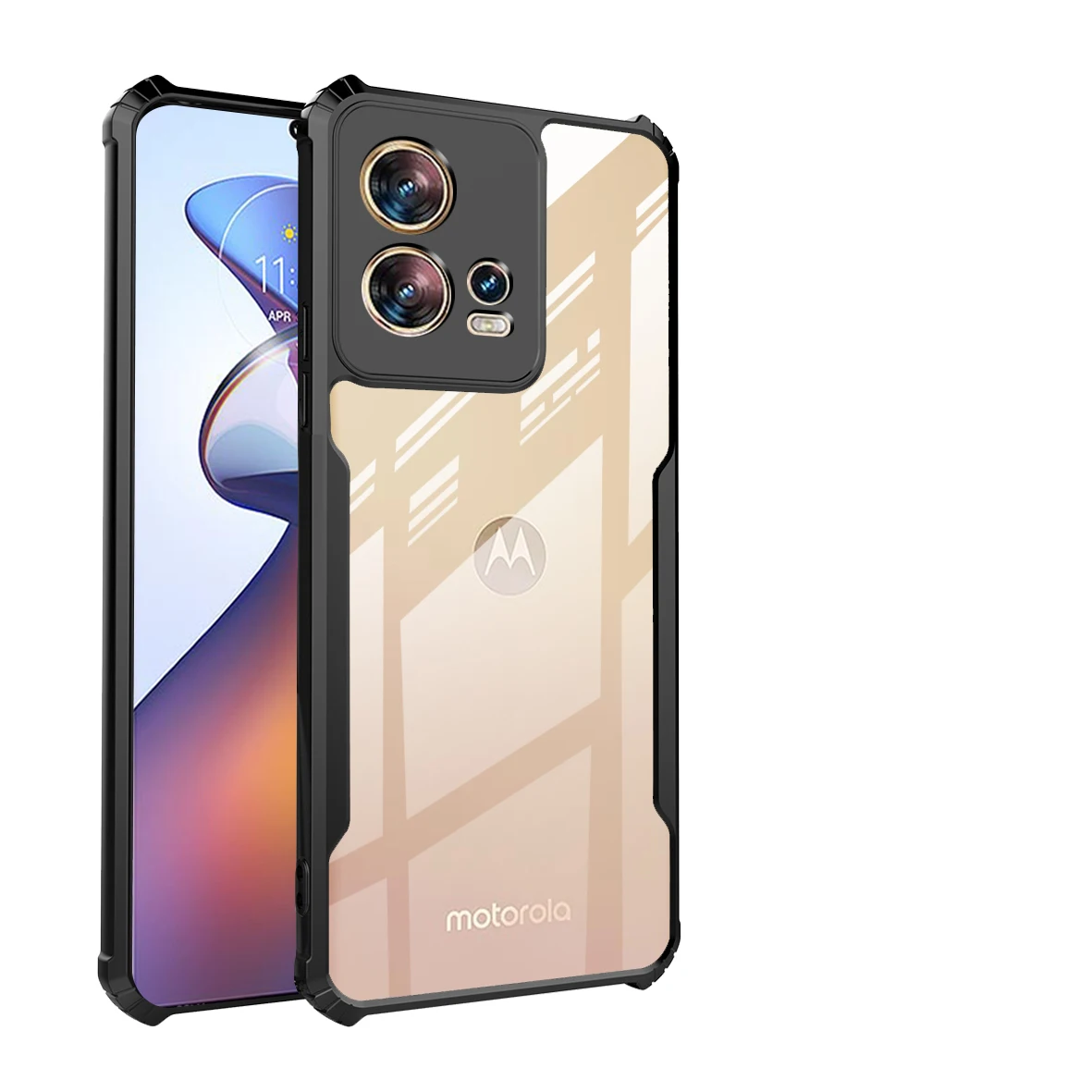 For Motorola Edge 70 60 30 20 50 Fusion Edge 30 40 50 Pro 30 Ultra 50 Neo Four Corner Collision Avoidance Transparent Case view 5
