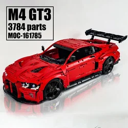 3784 pcs MOC M4 GT3 building block  blocks Car toys a birthday present Gifts for boyfriends