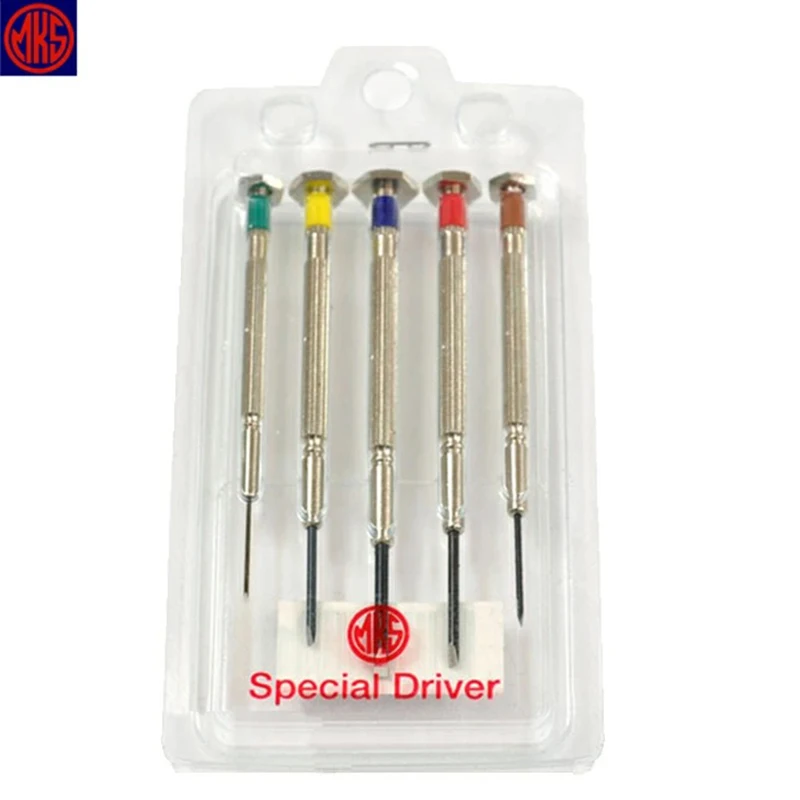 meikosha-5-sizes-flat-screwdriver-set-07-20mm-brass-handle-quenched-steel-tip-jewelry-watch-repair-screw-tightening-bench-tool
