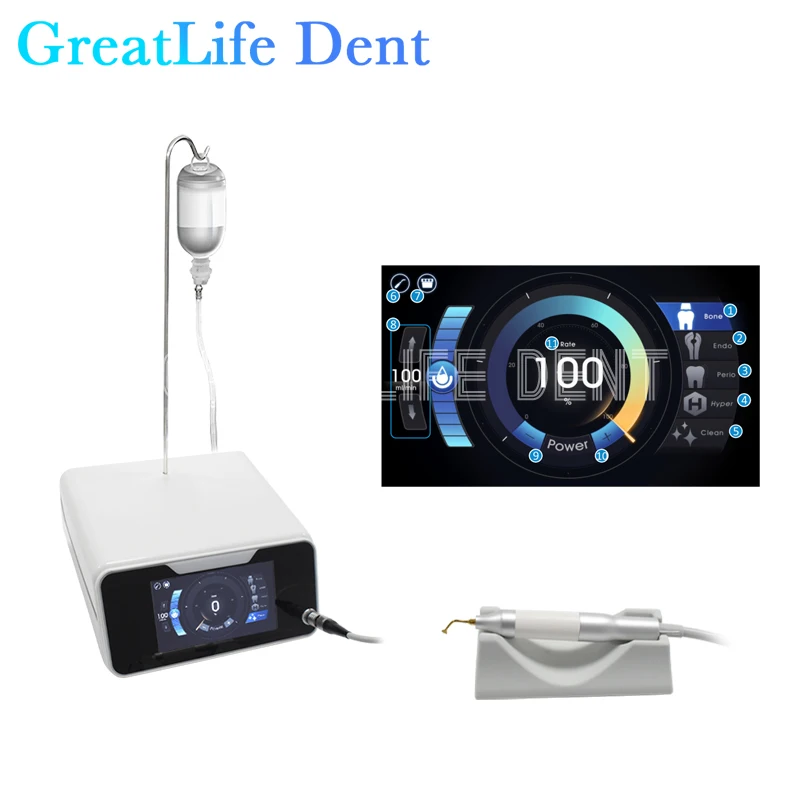 GreatLife LED Ultrasonic Bone Cutter, Dent Refine, AI-Bone II, Endo Perio, Equipamento cirúrgico, LED Handpiece, Faca de cirurgia