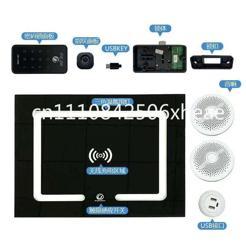 table-de-chevet-avec-panneau-electronique-intelligent-panneau-en-verre-trempe-chargeur-sans-fil-audio-bluetooth-accessoires-avec-eclairage-tactile
